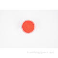 Pigment fluorescent brillant rouge orange pour peinture